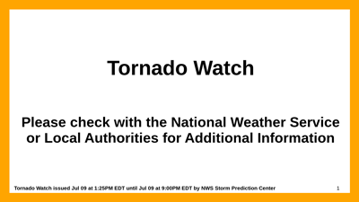 Tornado Watch